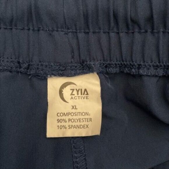 NWOT  Zyia Active Drawstring Elastic Waist Athletic Shorts Men Size XL Blue - Picture 2 of 10